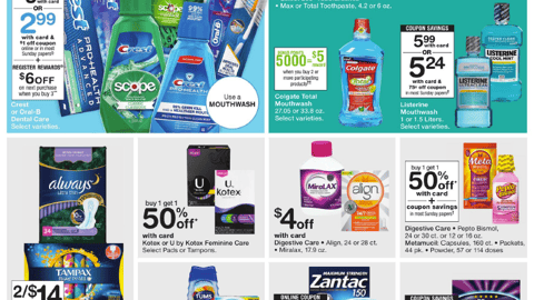 Walgreens Crest/Oral-B 'Healthy Smile' Feature